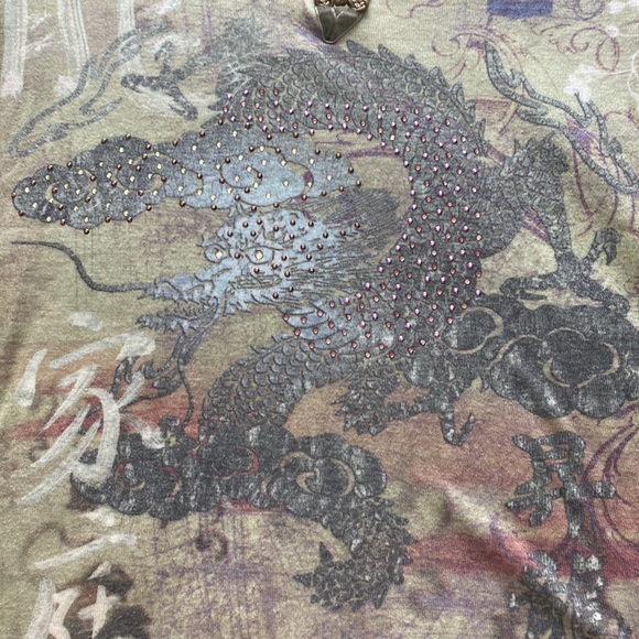 One world Y2k dragon top - Picture 2 of 10